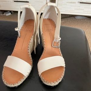 Dolce Vita White Wedges